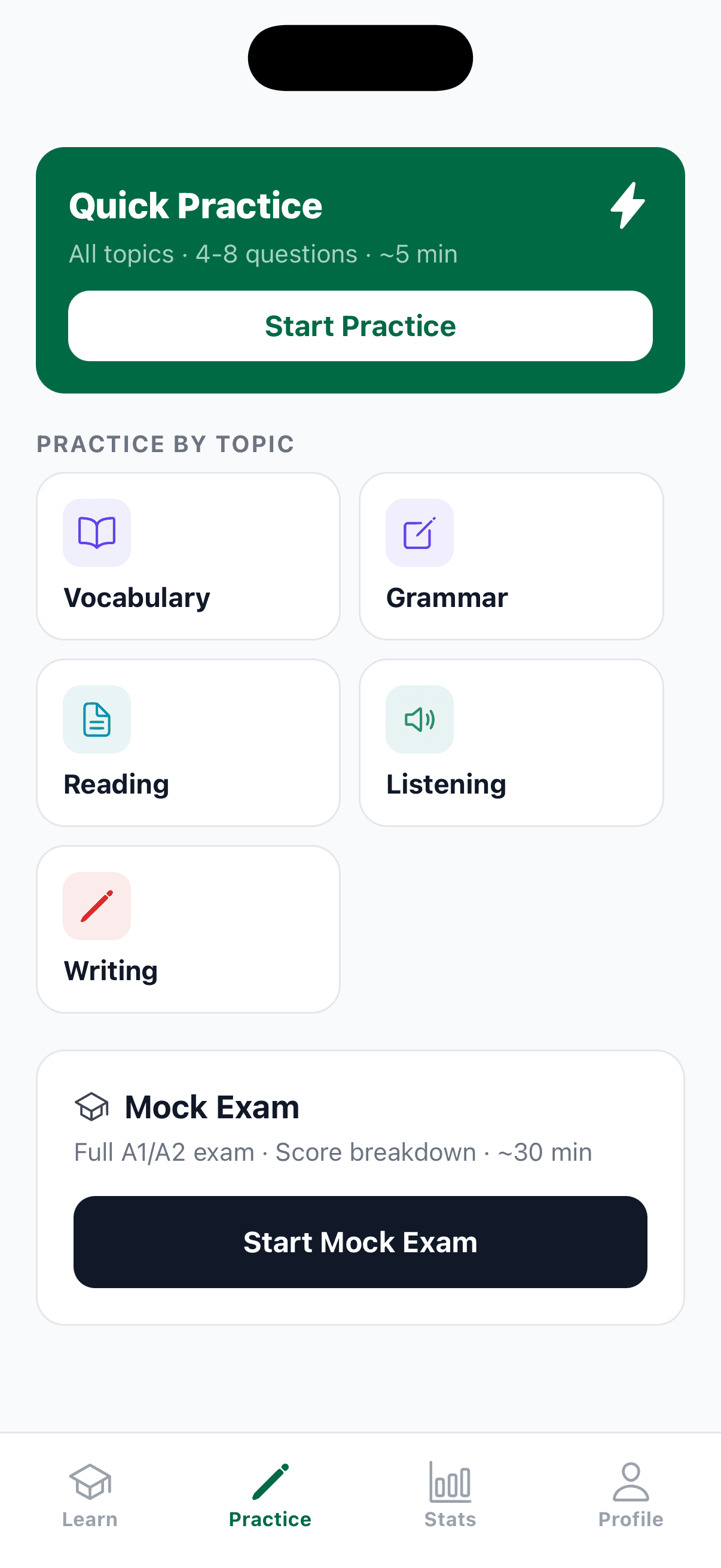 Examen app